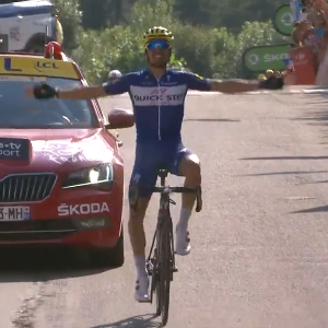 Tour de France : victoire d'étape et maillot à pois pour Julian Alaphilippe!