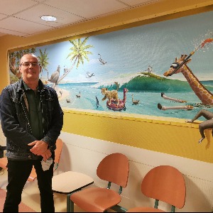 Des murs peints en service de pédiatrie pour réduire l'anxiété des jeunes patients