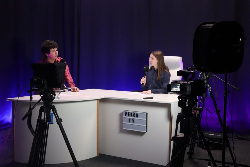 Un studio télé comme les pros au collège François-Péron de Cérilly