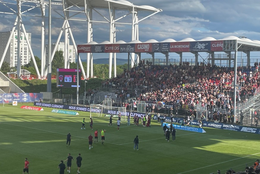 Le Clermont foot a souffert jusqu'au bout mais assure son maintien en Ligue 2