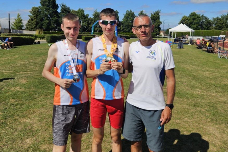 Double titre pour Gaël, une médaille d'argent pour Théo : les frères Geffroy en réussite aux championnats de France de para-athlétisme adapté
