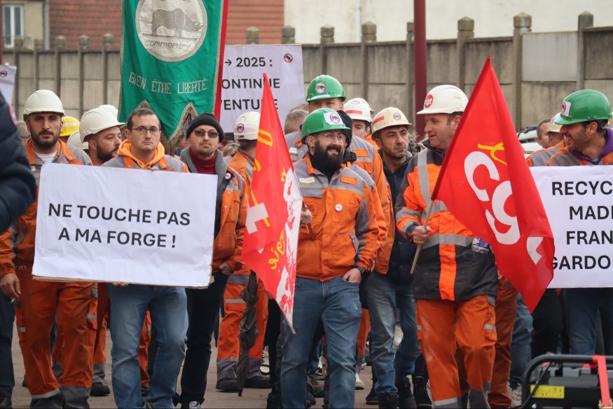 Erasteel : les salariés ont présenté leur "projet alternatif" à leur direction, la mobilisation générale se poursuit